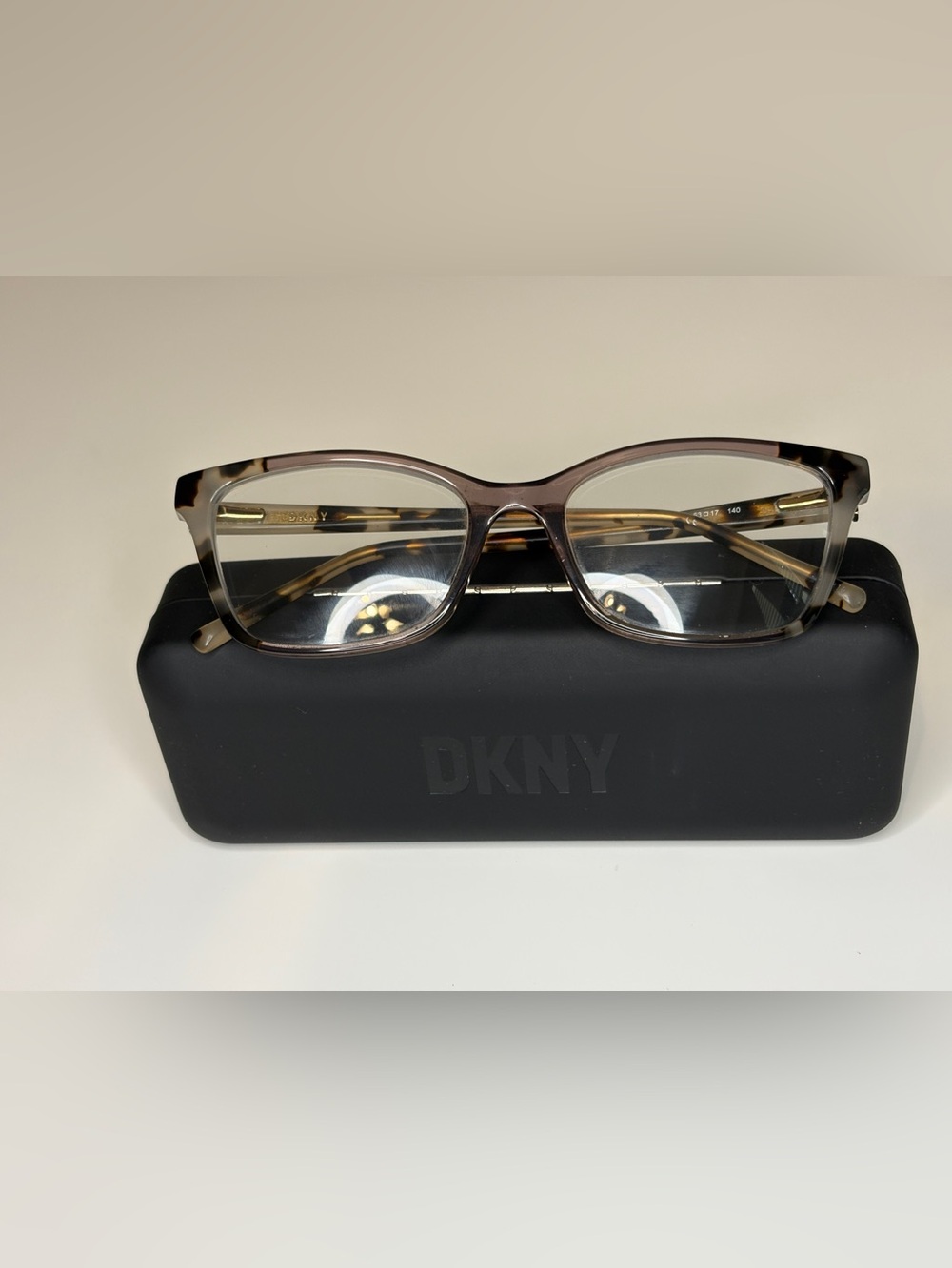 DKNY Gray Tortoiseshell Square  Frames